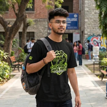 Cockroach Janta Party T-Shirt – Viral Gen Z Statement Tee | TrendMerch