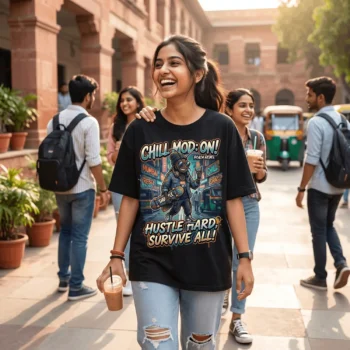 🪳 Cockroach Janta Party Oversized T-Shirt – Chill Mode Streetwear | Gen Z Streetwear |